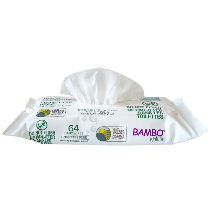 100% Biobased Baby Wet Wipes