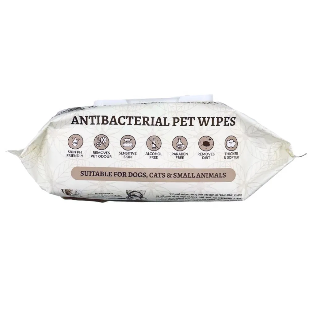 3 FOR $11.90: Care For The Good Antibacterial Pet Wipes For Cats & Dogs (Aloe Vera) 100pc