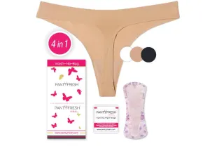 4in1 Panty Fresh No Show Thong Underwear