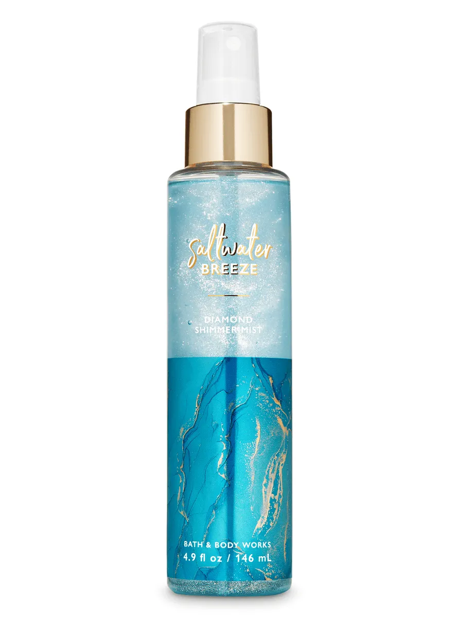 Bath & Body Works Saltwater Breeze Diamond Shimmer Mist 146ml