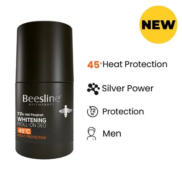 Beesline - Whitening Roll-On Deo, Silver Power - 45°C - Heat Protection