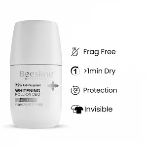 Beesline - Whitening Roll On Deo Super Dry Fragrance Free