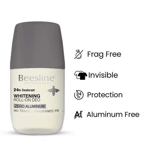 Beesline - Whitening Roll On Deo Zero Aluminum Fragrance Free