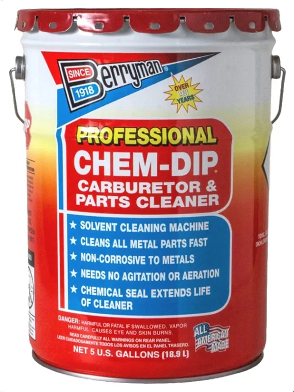 Berryman Chem-Dip 0905 Professional Parts Cleaner, 5 gal, Liquid :EA: QUANTITY: 1