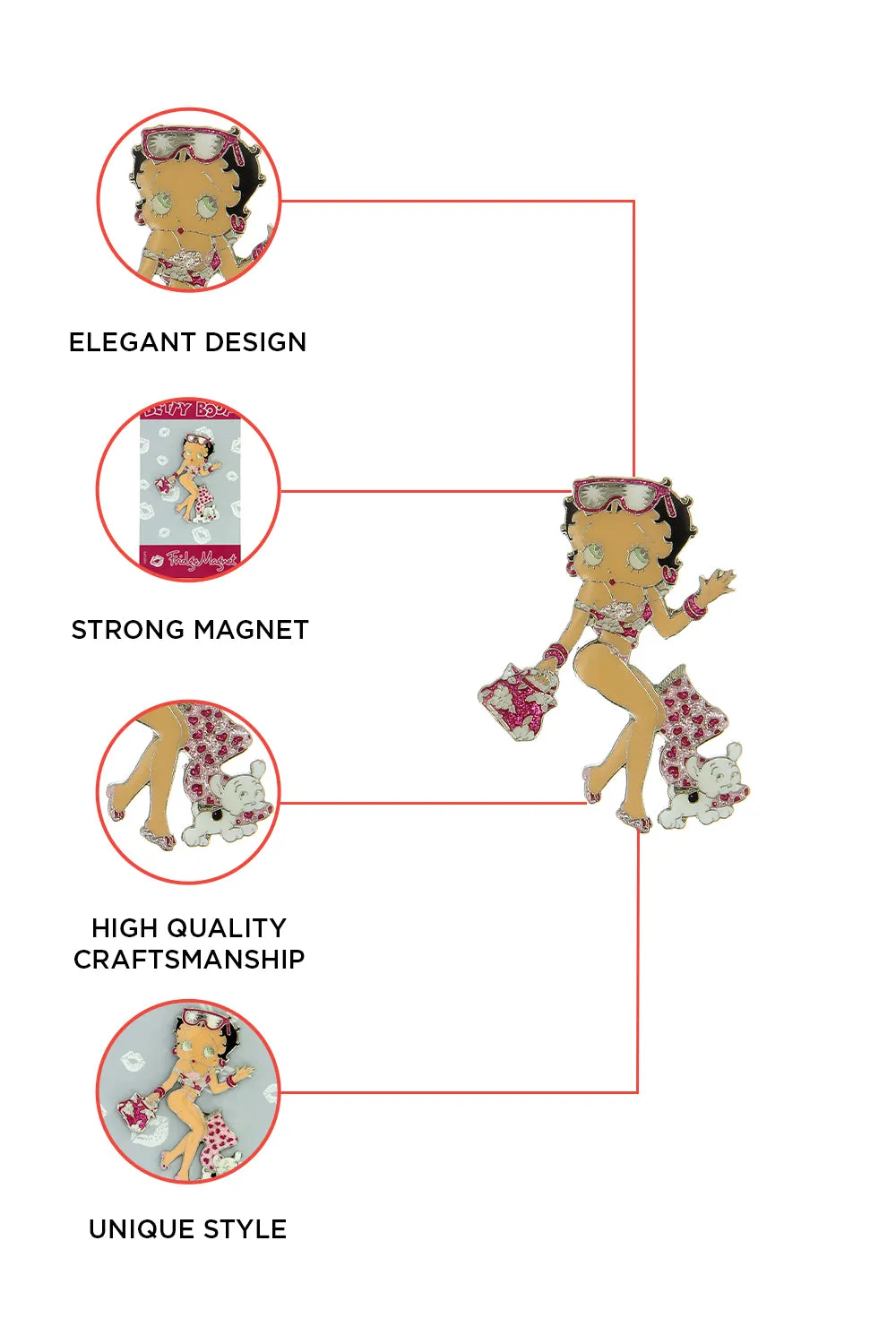 Betty Boop Fridge Magnet