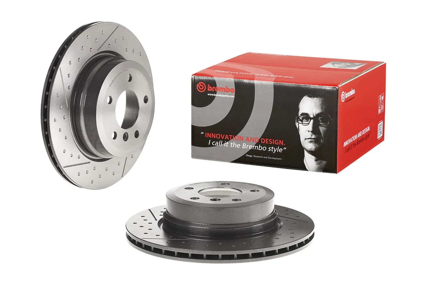 Brembo Disc Brake Pad and Rotor Kits KT04483