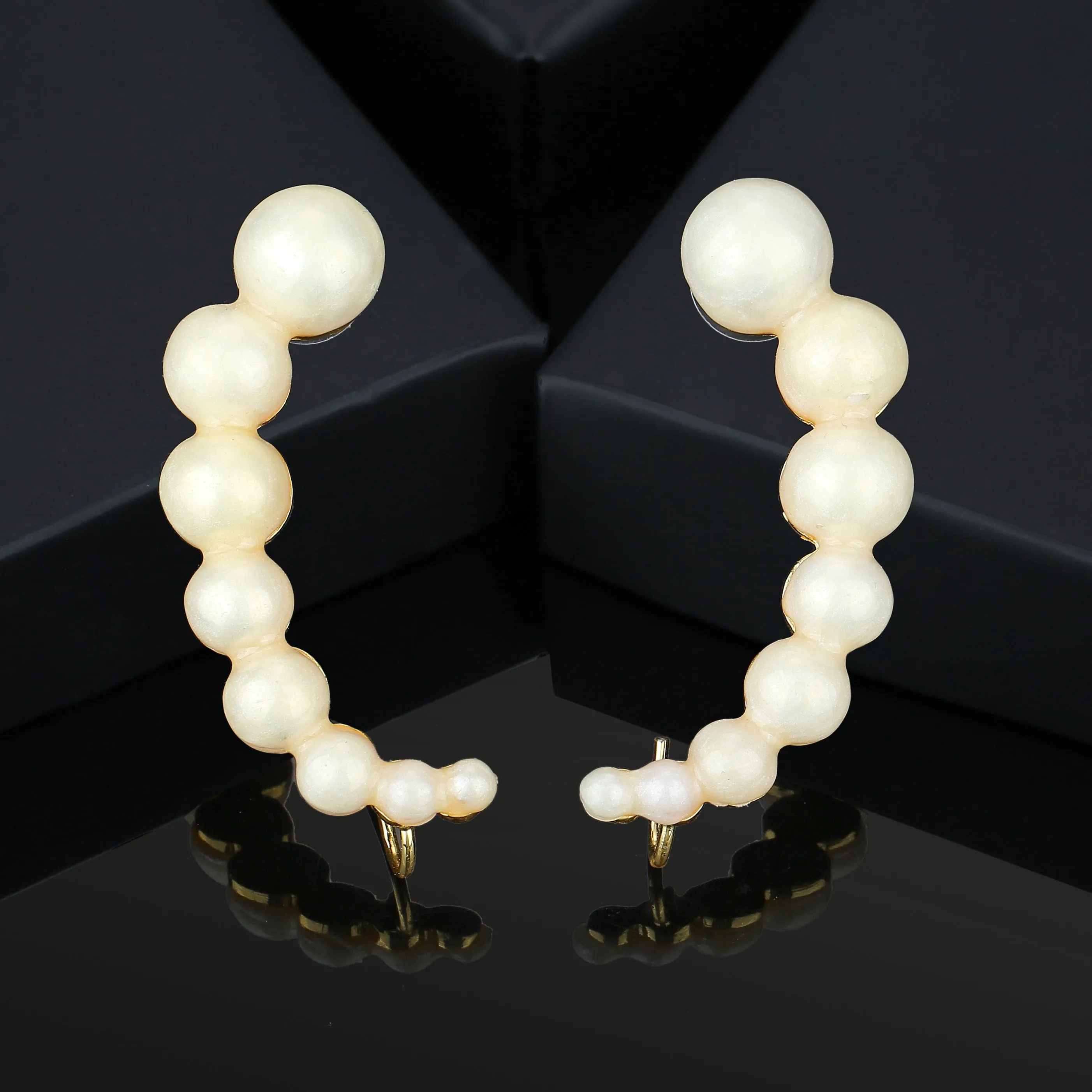 Classic Pearl Earcuffs