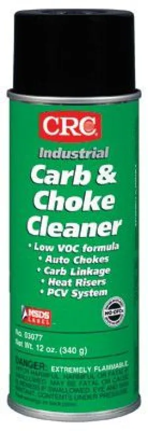 CRC 03077 Carb & Choke Cleaners, 16 oz Aerosol Can (12 Cans)