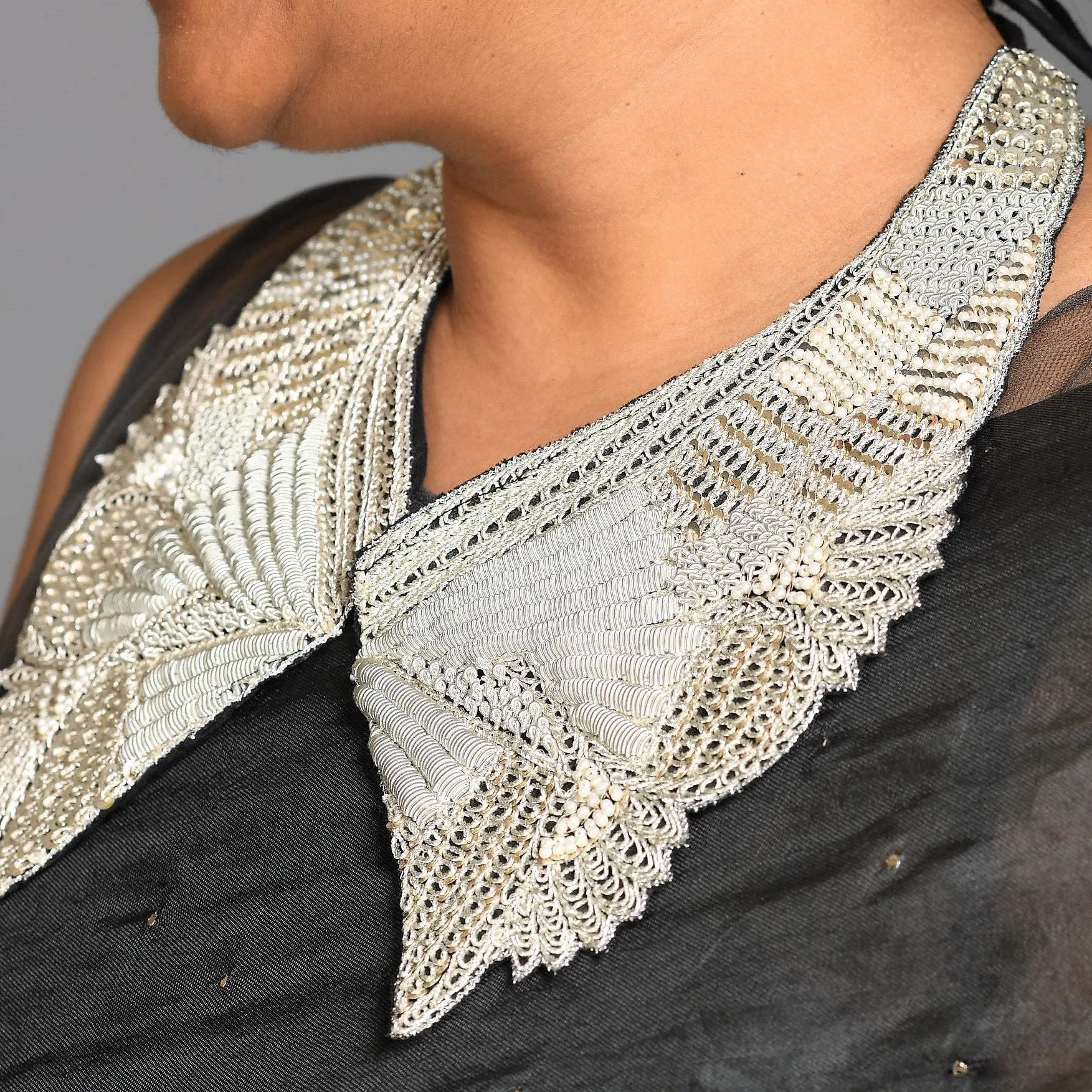 Detachable Saree Collars