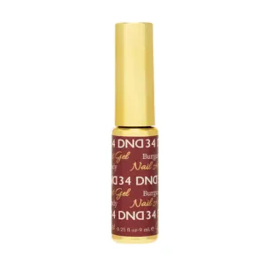 DND - Gel Nail Art Liner - Burgundy - #034