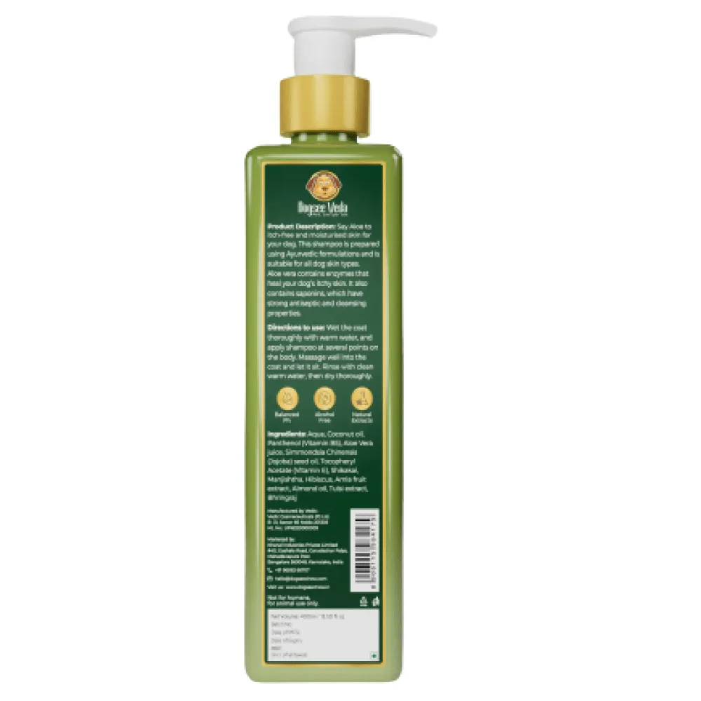 Dogsee Veda ITCH RELIEF Aloe Vera Shampoo for Dogs (400ml) (Limited Shelf Life) (Buy 1 Get 1)