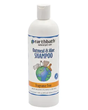 EarthBath Fragrance-Free Oatmeal & Aloe Shampoo for Dogs & Cats 16oz