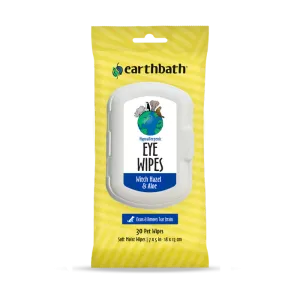 Earthbath Hypoallergenic Eye Wipes with Witch Hazel & Aloe