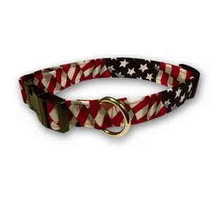 Elmo's Closet Liberty Dog Collar