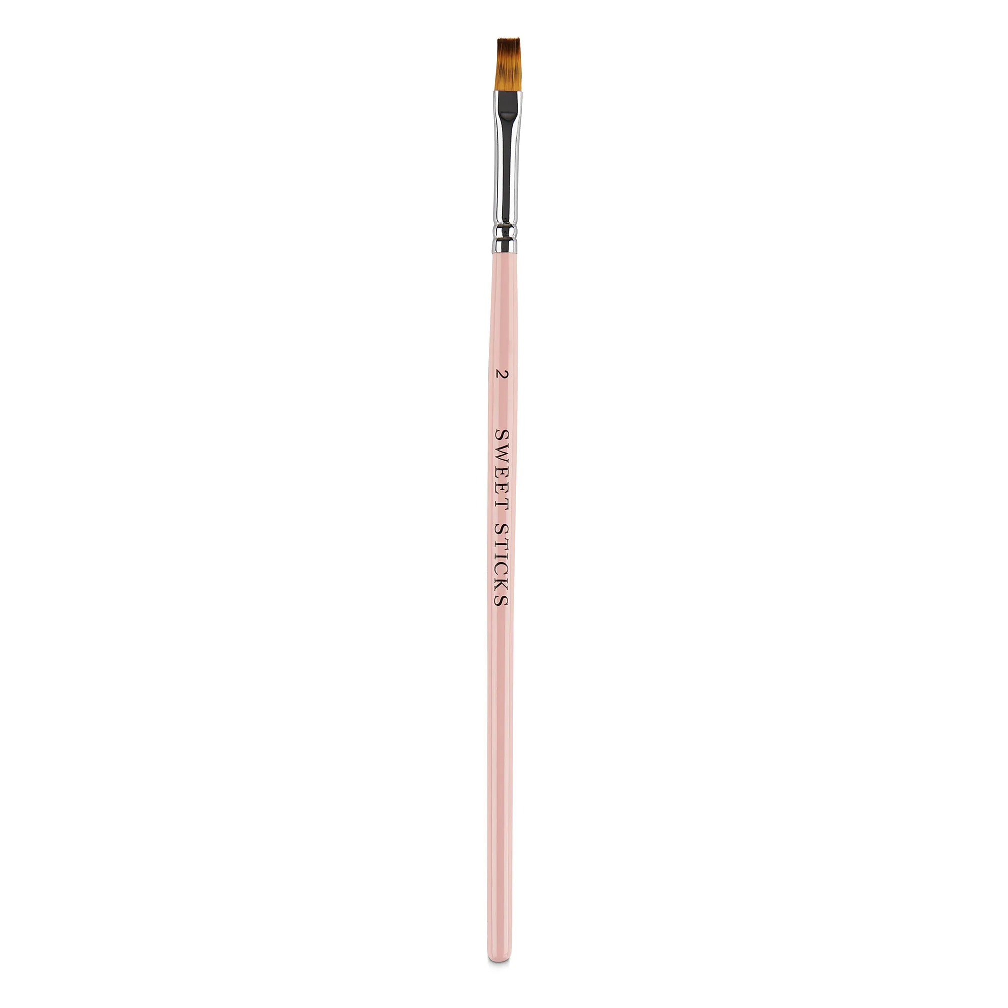 FLAT BRUSH #2 Food Grade Culinary Paint Brush by Sweet Sticks use with Edible Paint, Cookie Painting, Cake Decorating