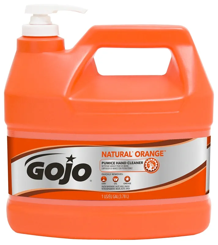 Gojo 0955-02 Hand Cleaner, Liquid, Citrus, 1 gal, Bottle :EA: QUANTITY: 2