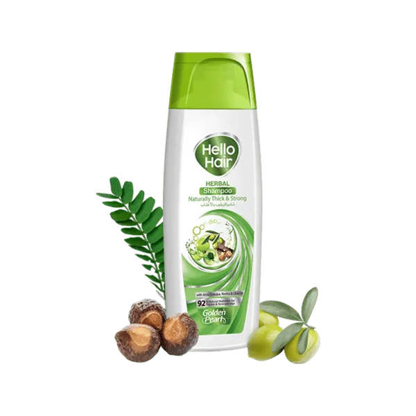 GOLDEN PEARL HELLO HAIR HERBAL SHAMPOO 360ML