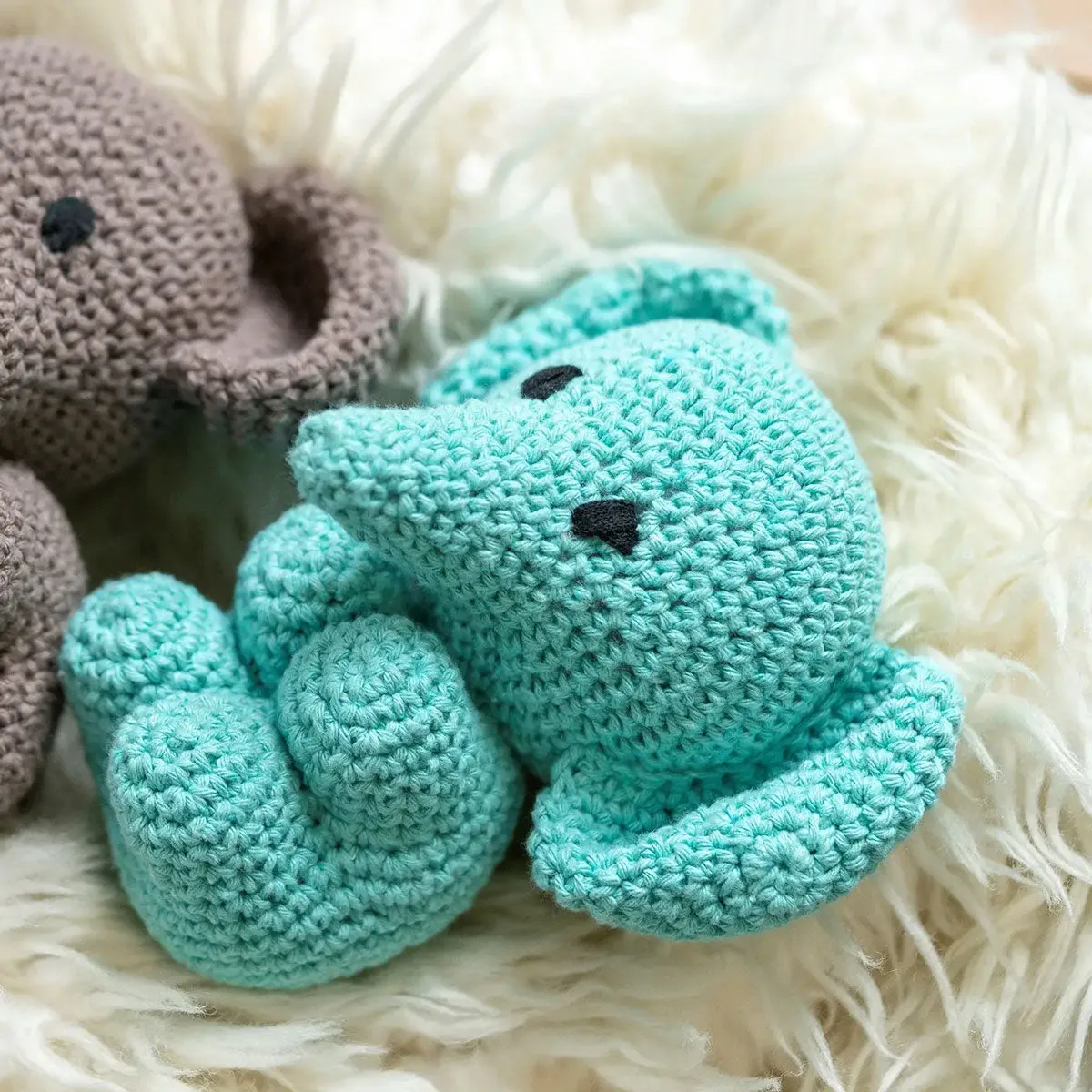 Hoooked Plush Crochet Toys - Elephant - Spring (green)