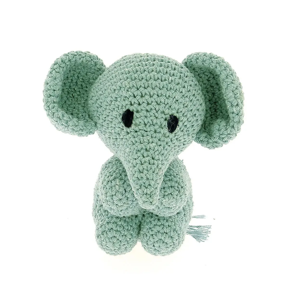 Hoooked Plush Crochet Toys - Elephant - Spring (green)