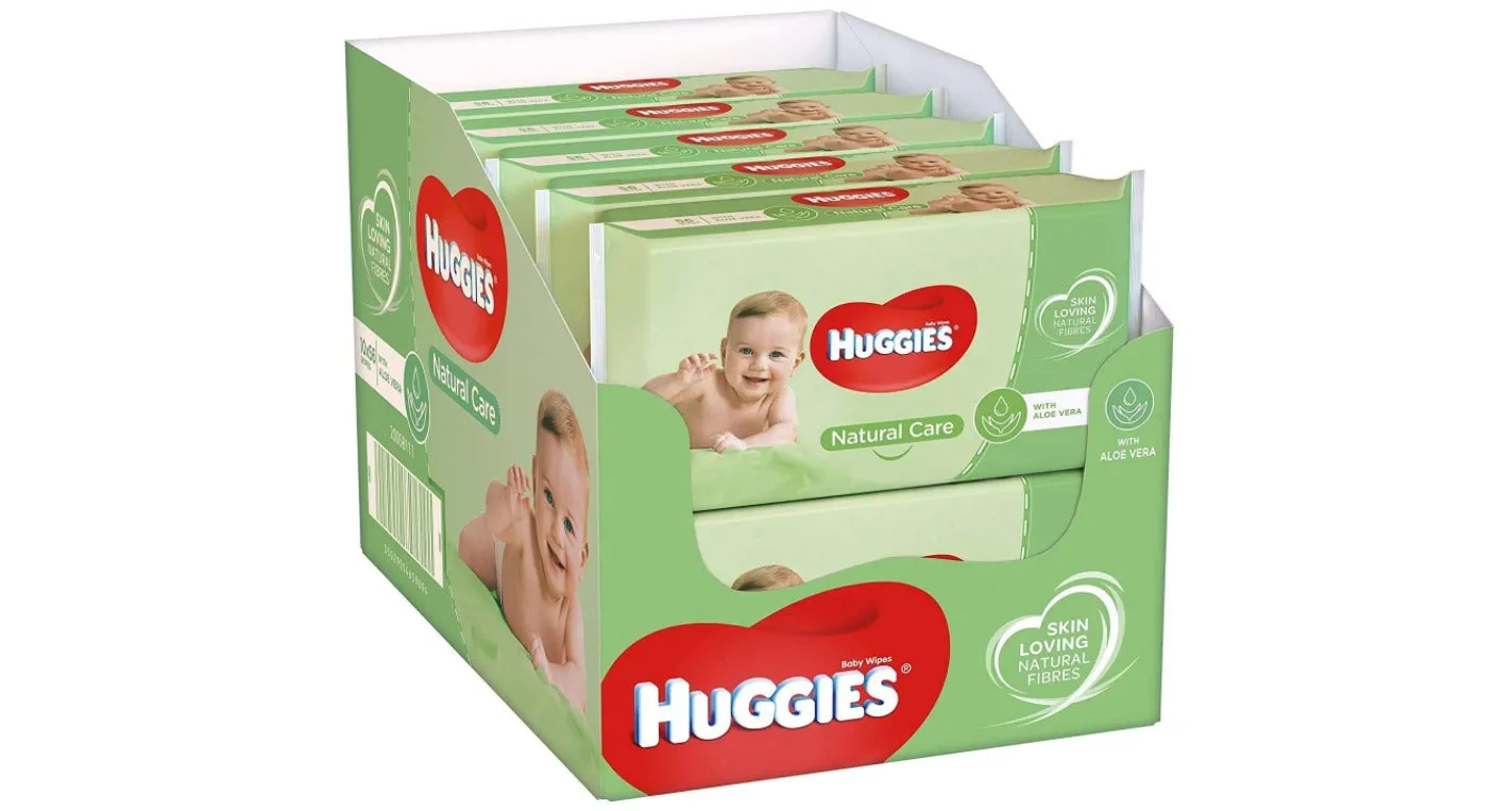 Huggies Natural Care Baby Wipes (10 X 56 Wipes)