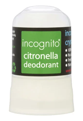 Incognito Natural Crystal Citronella Deodorant 64g