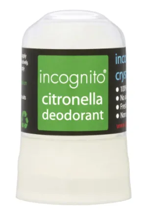 Incognito Natural Crystal Citronella Deodorant 64g