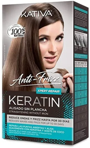 Kativa Keratin Anti-Frizz Straightening Without Iron Repairs