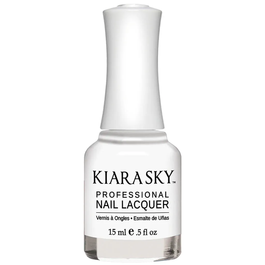 Kiara Sky - Nail Lacquer - Milky White 0.5 oz - #N623