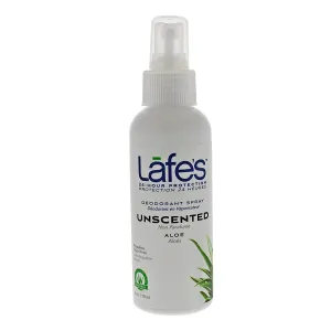 LAFES - Deodorant Spray Unscented, with Aloe Vera - 4 oz. (118 ml)