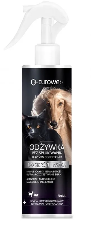 Leave-in conditioner for dogs and cats