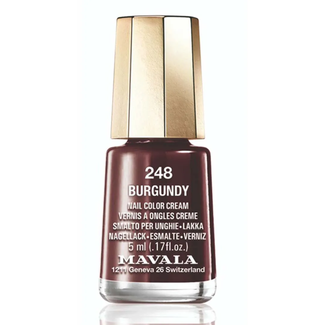 Mavala Nail Polish 248 Burgundy 5ML