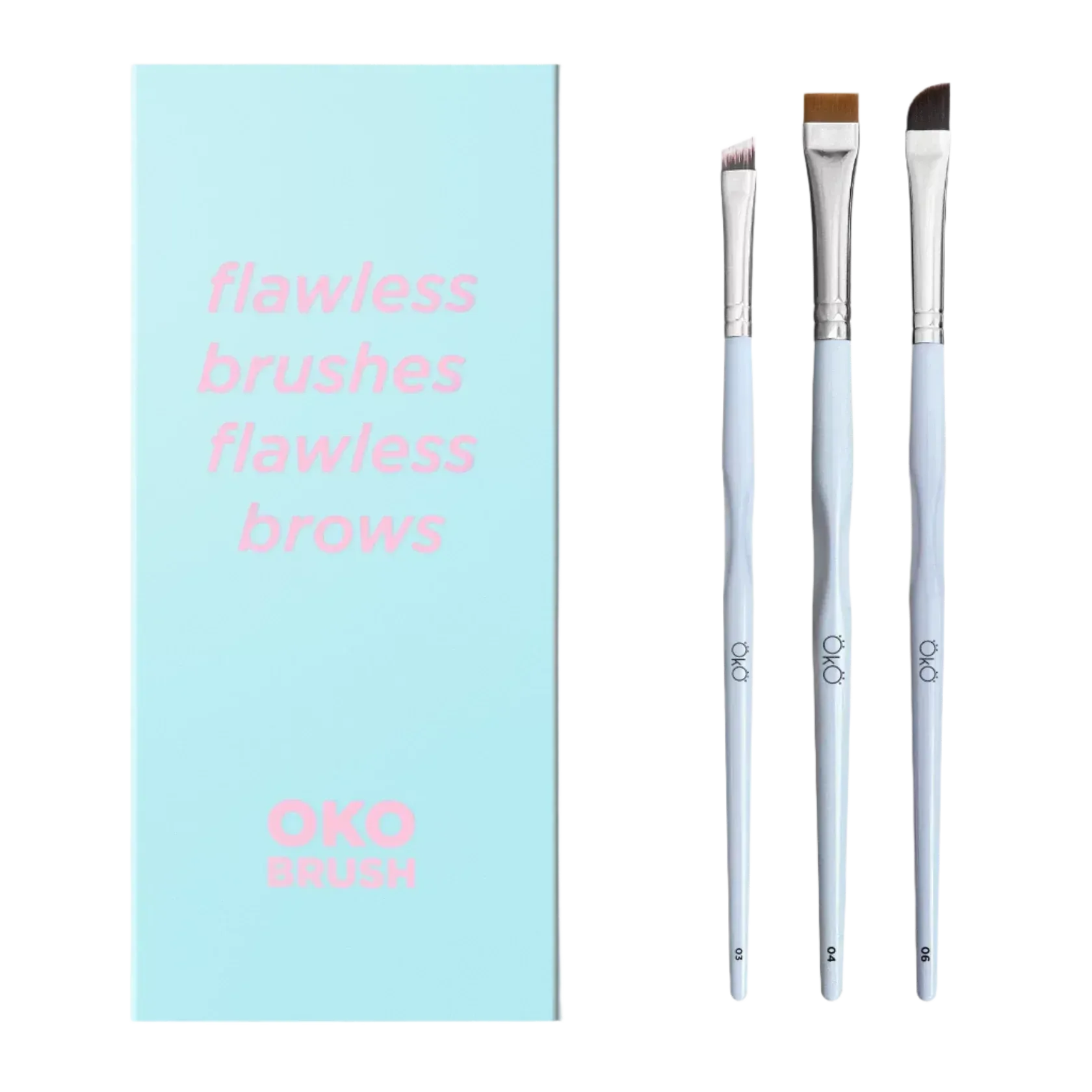 OkO - "Flawless Brushes, Flawless Brows" Brush Set