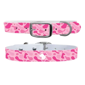 Old School Camo PINK Dog Collar