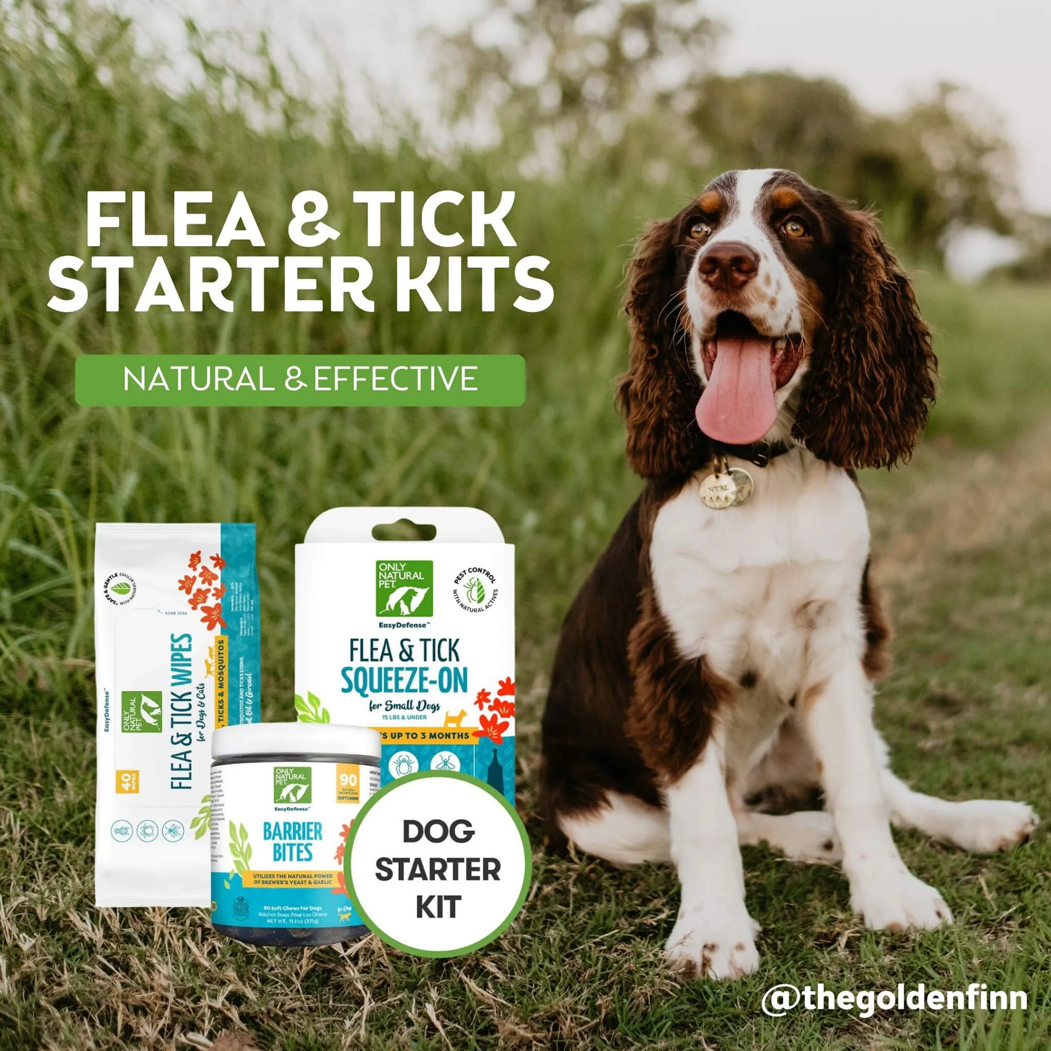 Only Natural Pet Flea & Tick Starter Kit for Dogs