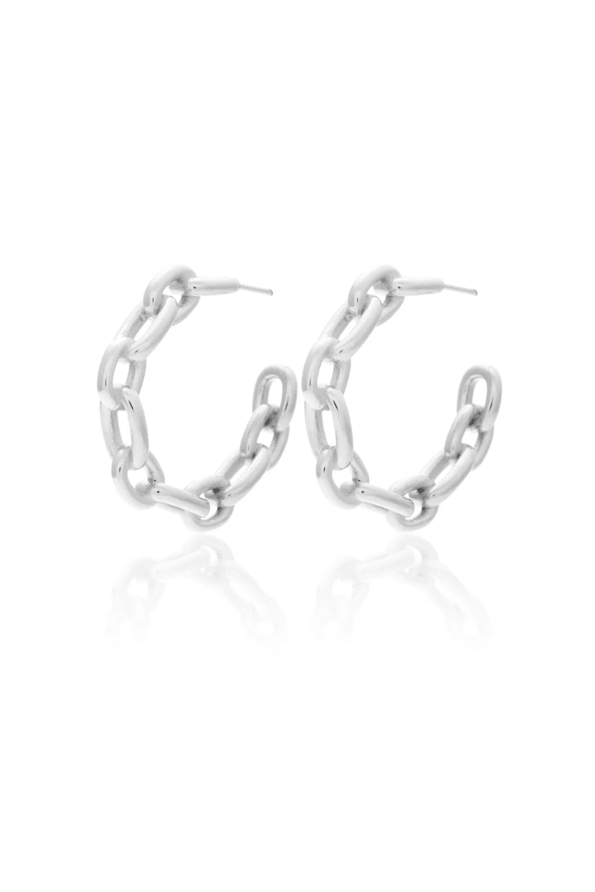 ORA HOOPS SILVER