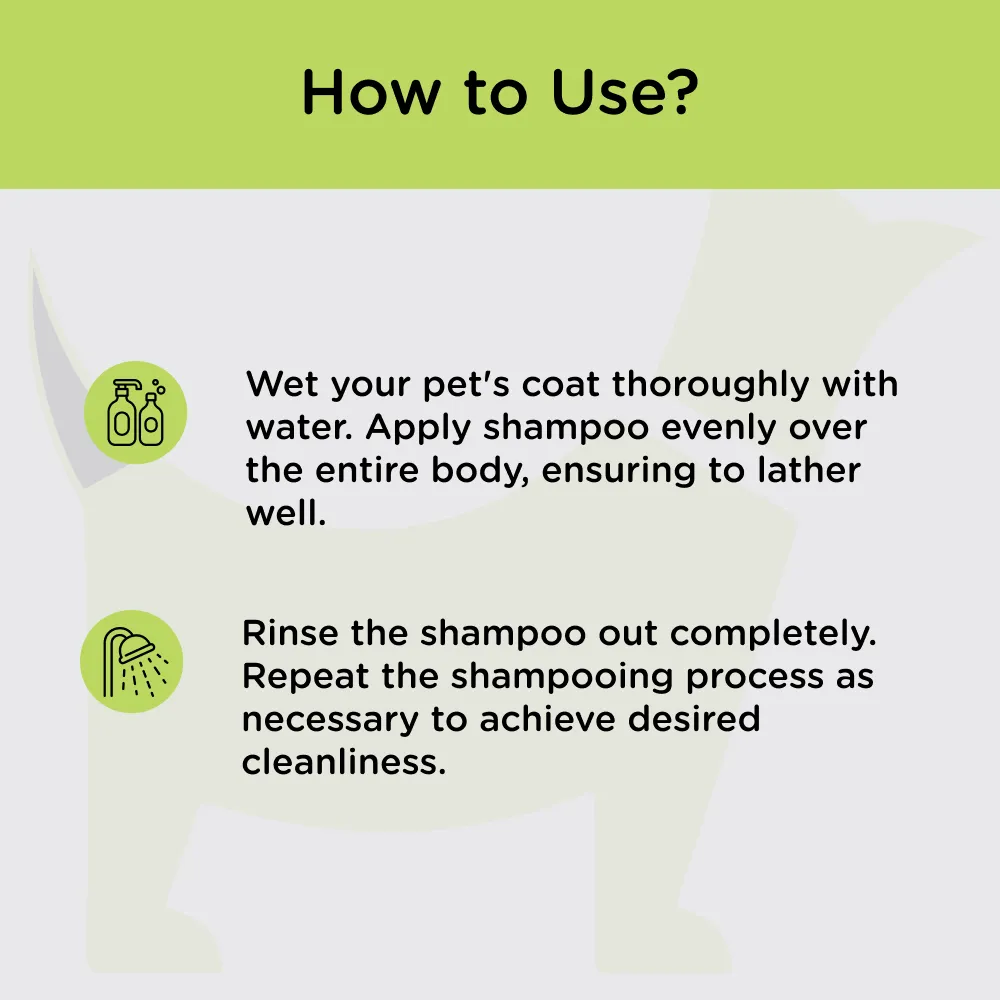 Papa Pawsome Oatmeal Shampoo with Conditioner for Dogs