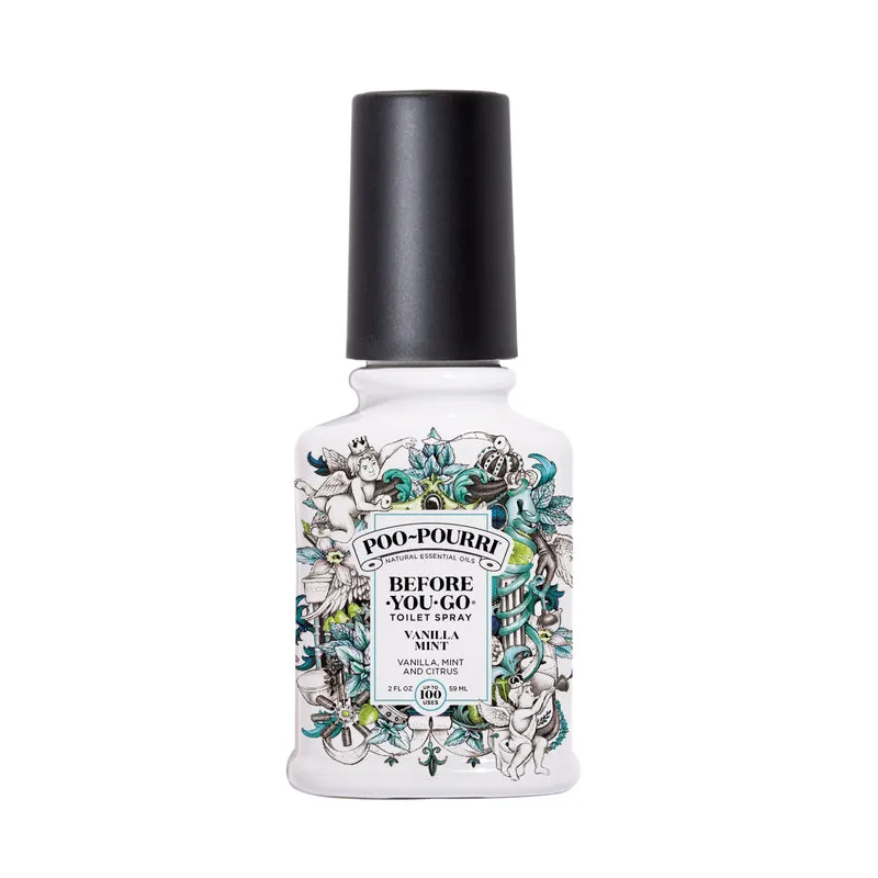 Poo-Pourri Vanilla Mint Scent Odor Eliminator 2 oz Liquid