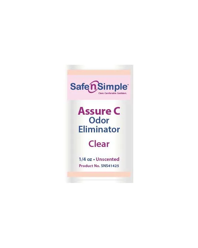 Safe n Simple Assure C Odor Eliminator Liquid - Packets