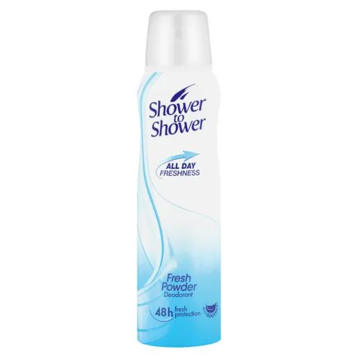 Shower To Shower Deodorant Spray Fresh Powder 150 ml