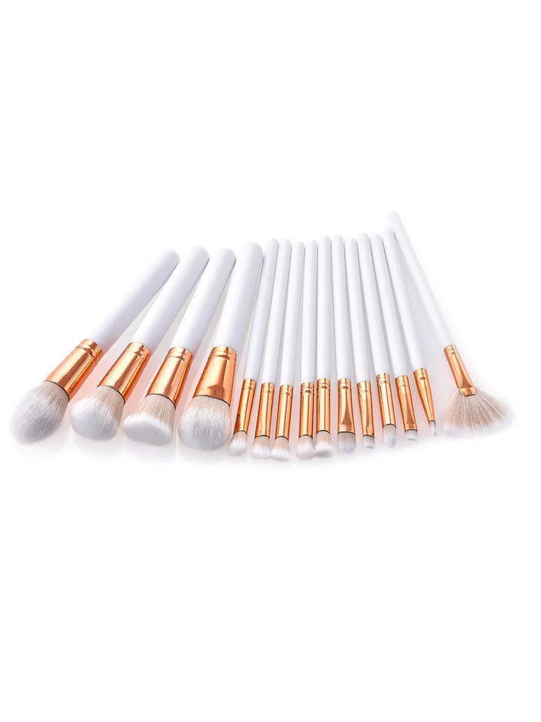 Soft Bristle Makeup Brush 15pcs