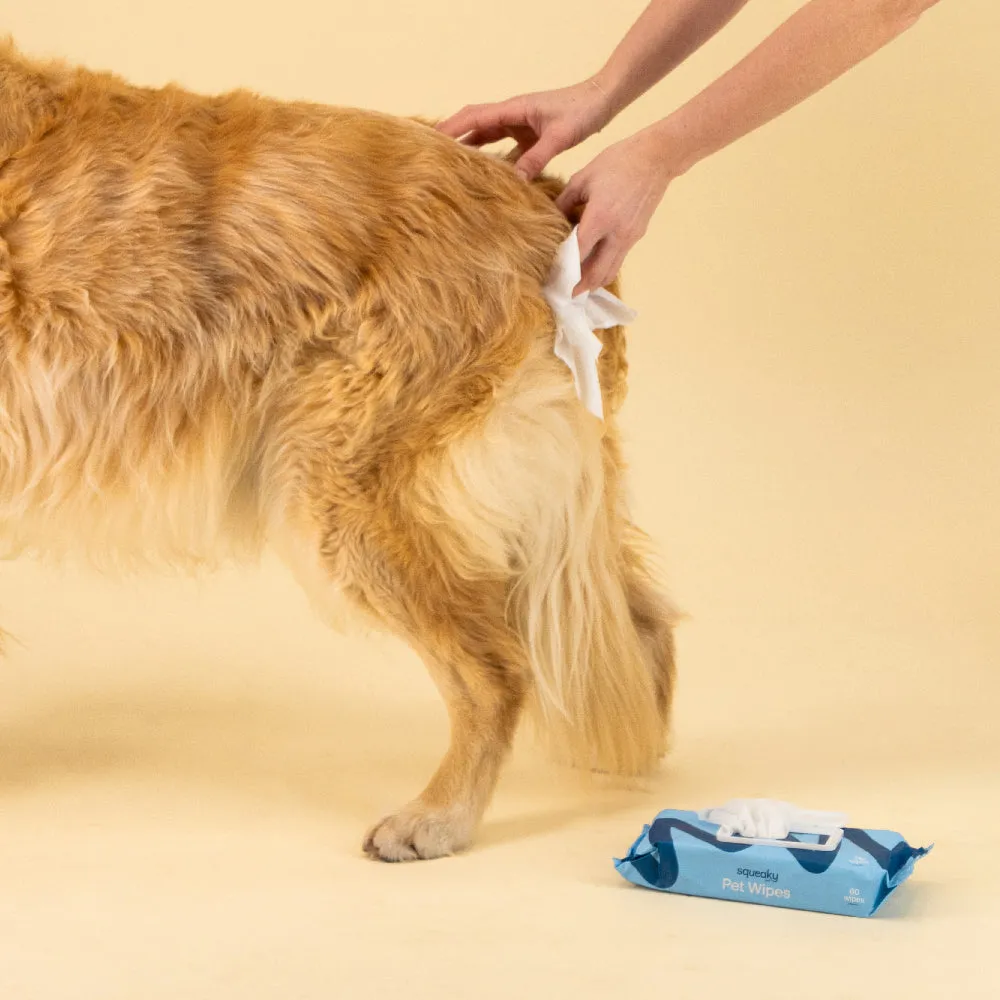 Squeaky Pet Probiotic Pet Wipes Fresh & Zesty