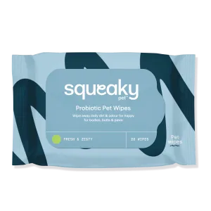 Squeaky Pet Probiotic Pet Wipes Fresh & Zesty