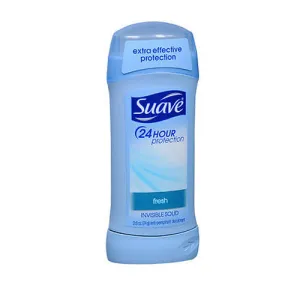 Suave 24 Hour Protection Anti-Perspirant Deodorant Invisible Solid Fresh 2.6 Oz By Suave