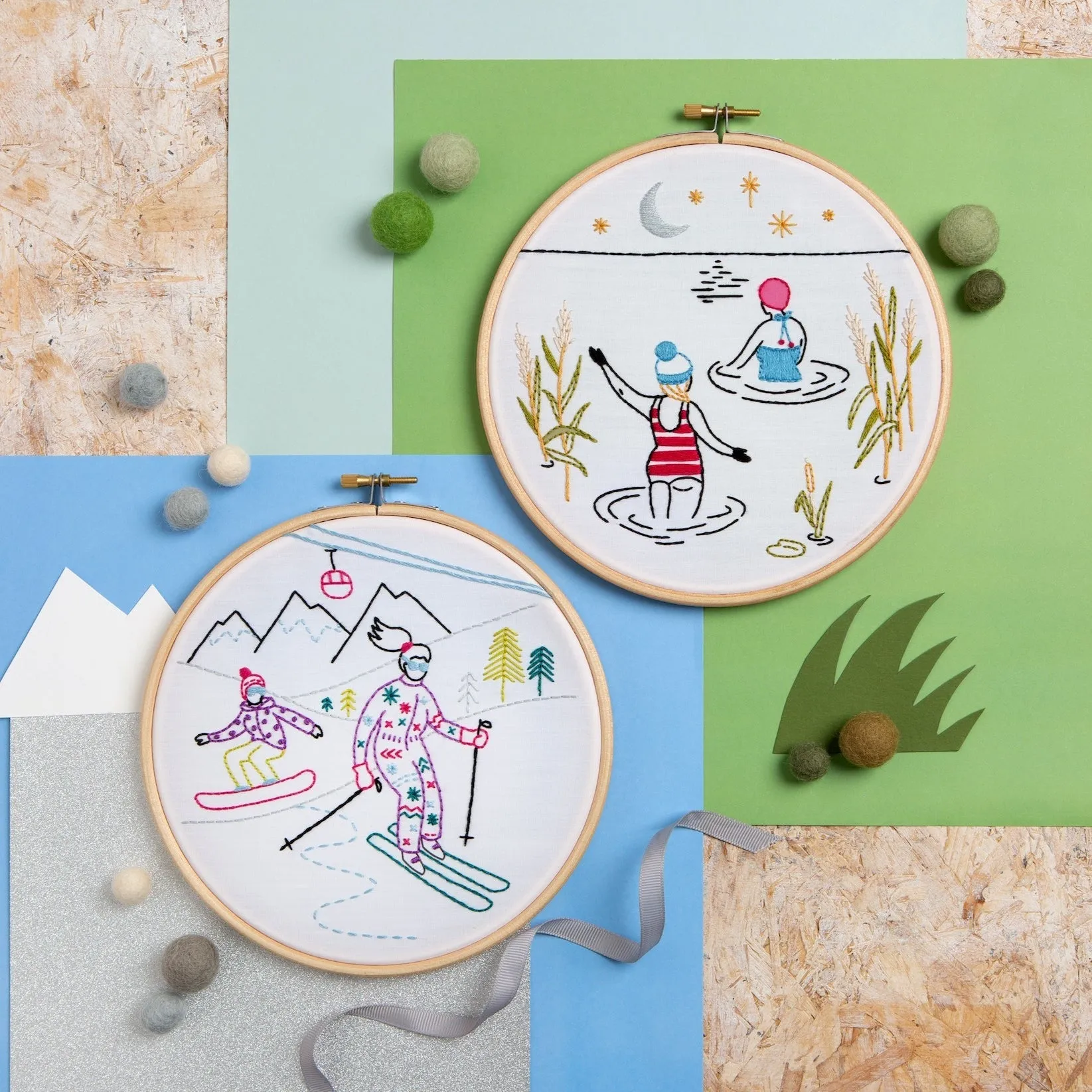 Swim Embroidery Kit (Wonderful Women Collection)