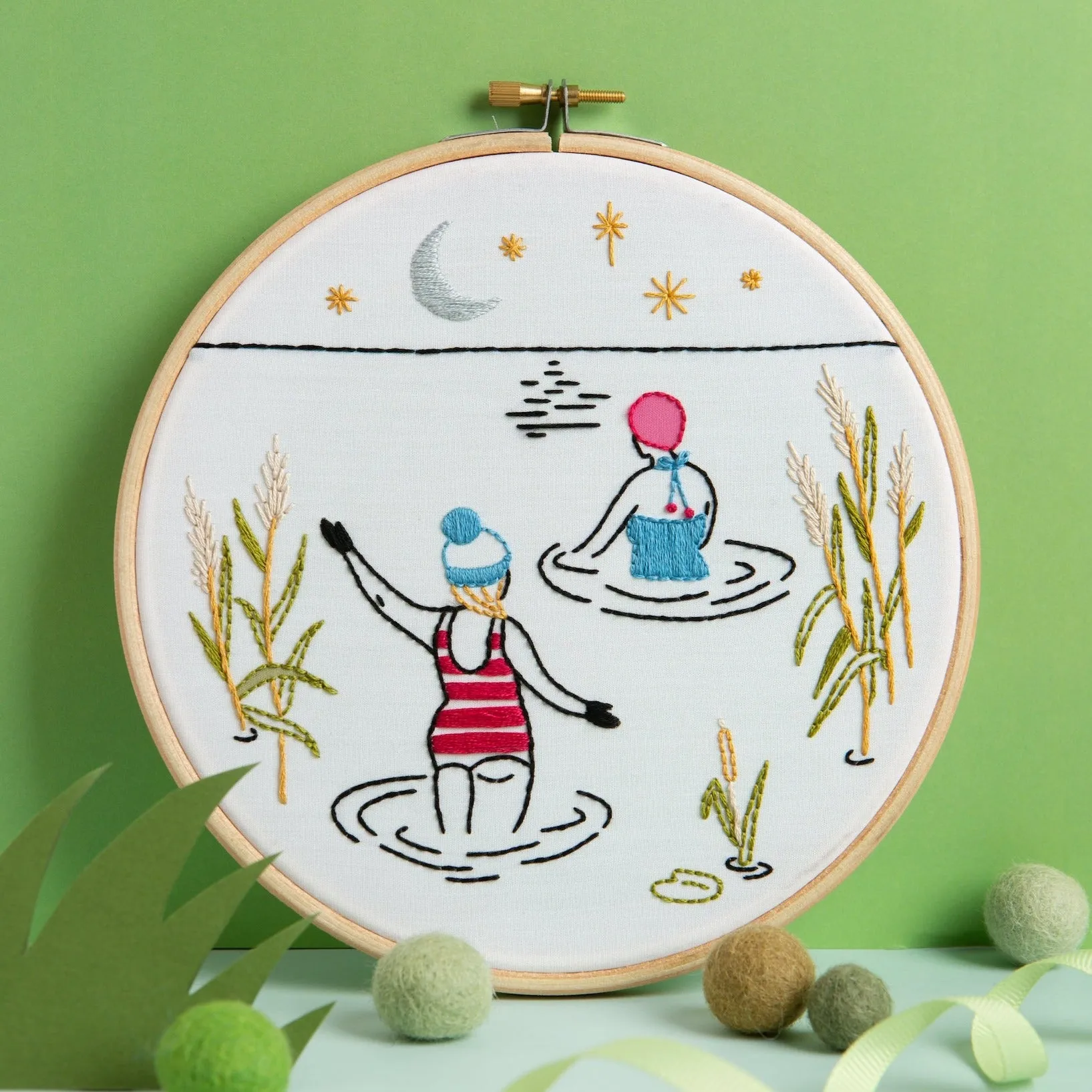 Swim Embroidery Kit (Wonderful Women Collection)