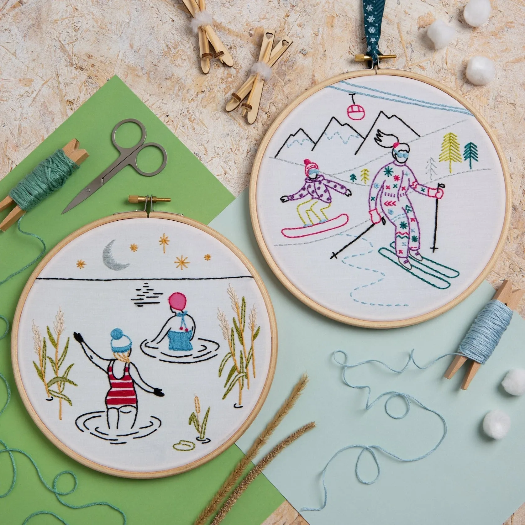 Swim Embroidery Kit (Wonderful Women Collection)