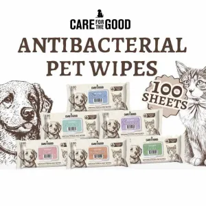 Trial Special $1.50 OFF: Care For The Good Antibacterial Pet Wipes For Cats & Dogs 100pc