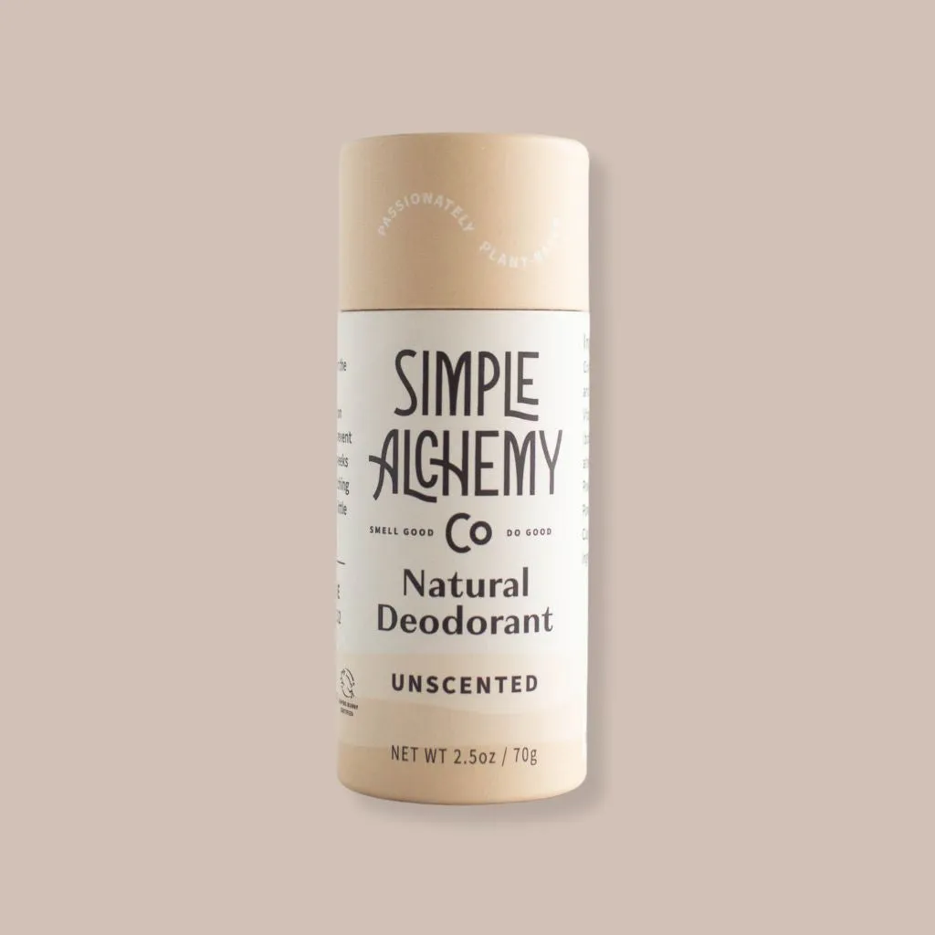 Unscented Natural Deodorant