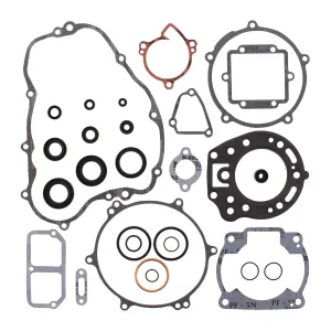 VERTEX COMPLETE GASKET SET W/ OIL SEALS KAW KDX200 89-94