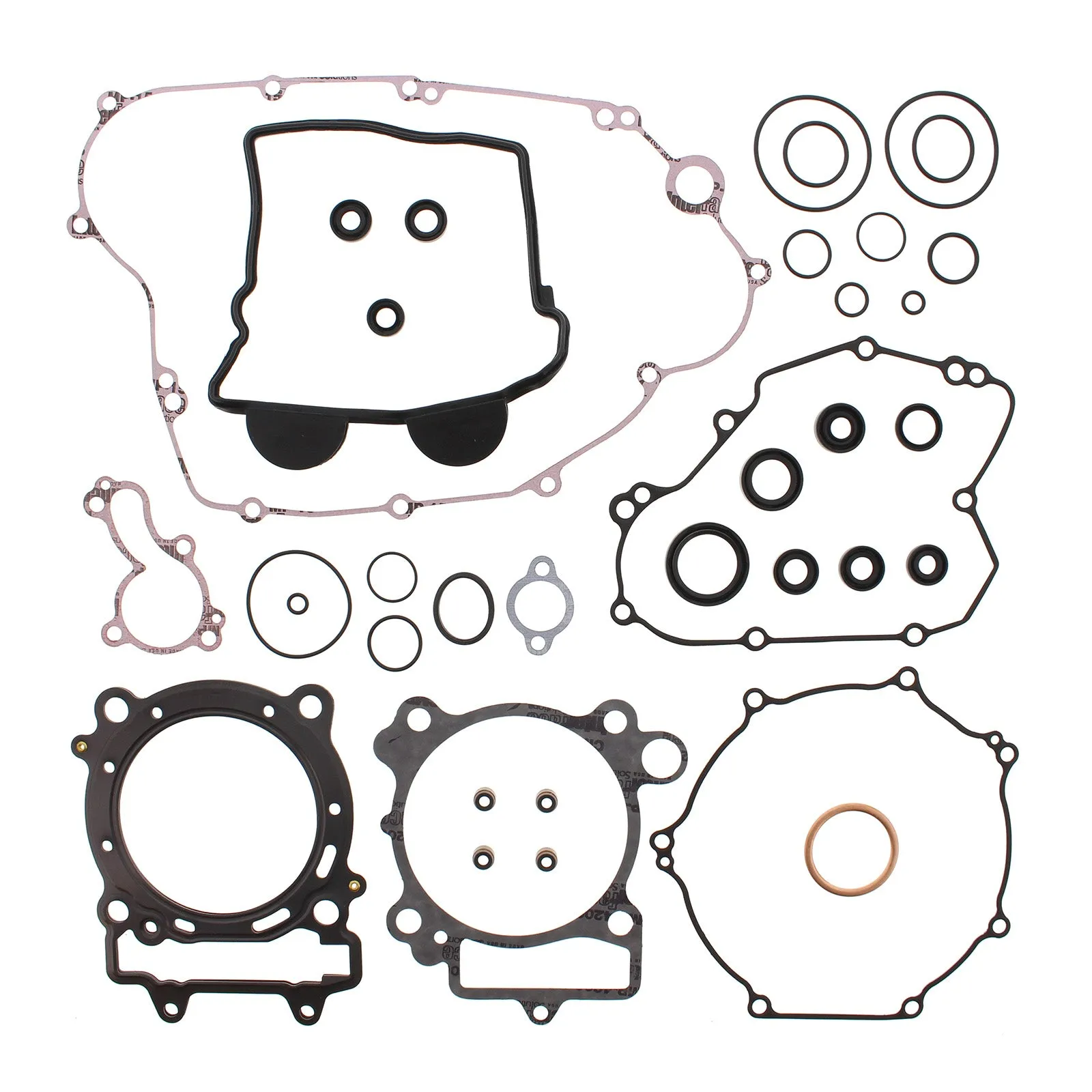 VERTEX COMPLETE GASKET SET W/ OIL SEALS KAW KX450F 09-15